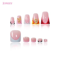 No.PSN149 Golden Butterfly Hand & Toe Pair Set-48pcs