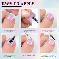 No.621 120Pcs French Press on Toenails