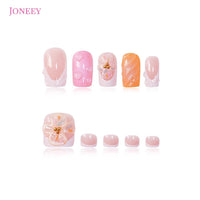 No.PSN151 Sweet Flowers Hand & Toe Pair Set-48pcs