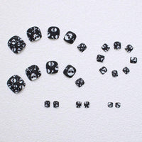 No.PSN170 Halloween Black Hand & Toe Pair Set-48pcs