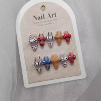 No.FP24 10pcs Bikini Hand Made Fingernails