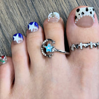 No.624 Leopard Toenails Patch 10pcs/Set