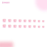 No.353 Pink Toenails Patch 24pcs/Set