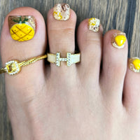 No.PSN154 Pineapple Cat's Eye Hand & Toe Pair Set-20pcs