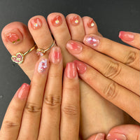 No.PSN93 Sweet Peach Hand & Toe Pair Set-20pcs