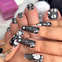 No.PSN170 Halloween Black Hand & Toe Pair Set-48pcs