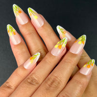 No.DF3 Flower Fingernails Patch 24pcs/Set