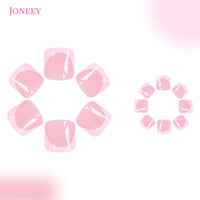 No.353 Pink Toenails Patch 24pcs/Set
