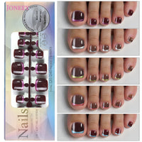No.621 120Pcs French Press on Toenails