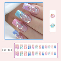 No.F257 Gradient Fingernails Patch 24pcs/Set