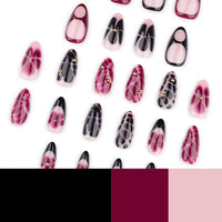 No.F439 Retro Flowers Fingernails Patch 24pcs/Set