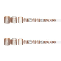 No.512 Cat's Eye Toenails Patch 24pcs/Set