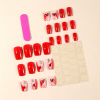No.VN58 Love Polka Dots Fingernails Patch 24pcs/Set