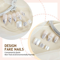 No.PSN11 Crystal Butterfly Hand & Toe Pair Set-48pcs