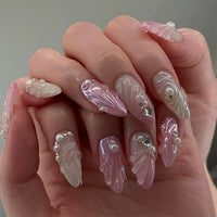 No.F290 Gradient Shells Fingernails Patch 24pcs/Set