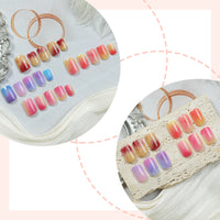 No.PSN104 Gradient Fruit Color Fingernails Four Set-96pcs