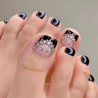 No.550 Black Toenails Patch 24pcs/Set