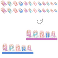 No.F257 Gradient Fingernails Patch 24pcs/Set