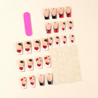 No.VN61 Love Lip Print Fingernails Patch 24pcs/Set