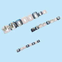 No.527 Butterfly Cat's Eye Toenails Patch 24pcs/Set