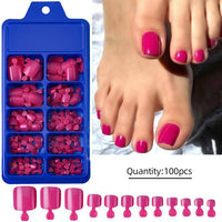 No.301 Fashion Toenail Patch 100pcs/Set