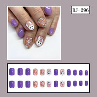 No.ET16 Cute Bunny Fingernails Patch 24pcs/Set