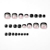 No.550 Black Toenails Patch 24pcs/Set