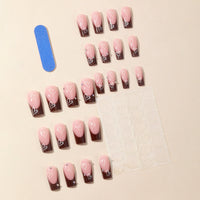 No.VN38 Cute Heart Fingernails Patch 24pcs/Set