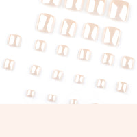No.399 Nude Toenails Patch 24pcs/Set