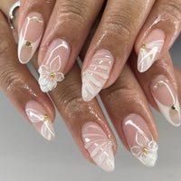 No.F418 Print Fingernails Patch 24pcs/Set