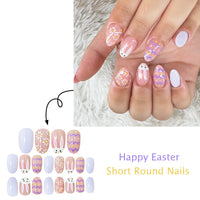 No.ET40 Cute Easter Egg Fingernails Patch 24pcs/Set