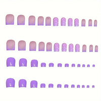 No.PSN13 Purple Hand & Toe Pair Set-48pcs