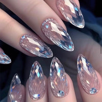No.F412 Waves Fingernails Patch 24pcs/Set