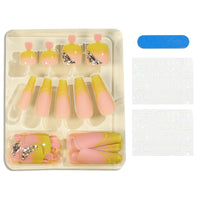 No.PSN44 Light Yellow Hand & Toe Pair Set-48pcs