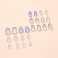 No.F535 Star Cat's Eye Fingernails Patch 24pcs/Set