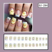 No.ET12 Colorful Chicks Fingernails Patch 24pcs/Set