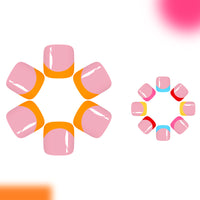 No.643 Color Toenails Patch 24pcs/Set