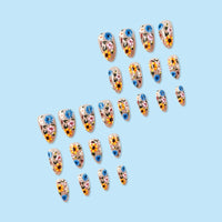 No.F329 Flowers Fingernails Patch 24pcs/Set