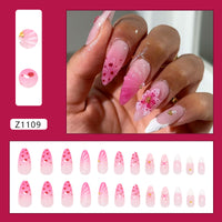 No.F448 Ice Stripes Fingernails Patch 24pcs/Set