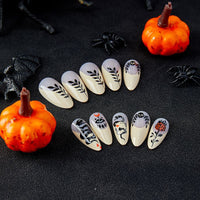No.AW152 Halloween Rose Fingernails Patch 24pcs/Set