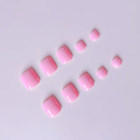 No.677 Pink Toenails Patch 24pcs/Set