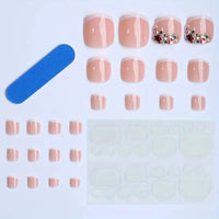 No.424 Shining Toenails Patch 24pcs/Set