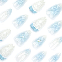 No.F401 3D Lemon Fingernails Patch 24pcs/Set