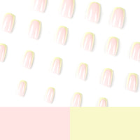 No.F394 Green Fingernails Patch 24pcs/Set