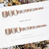 No.512 Cat's Eye Toenails Patch 24pcs/Set