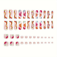 No.PSN158 Color Hand & Toe Pair Set-48pcs