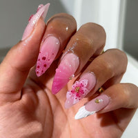 No.F448 Ice Stripes Fingernails Patch 24pcs/Set