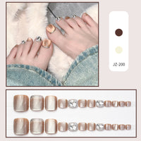 No.512 Cat's Eye Toenails Patch 24pcs/Set