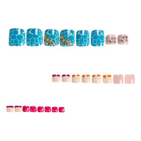 No.495 Shell Star Toenails Patch 24pcs/Set