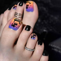 No.BH8 Coconut Trees Toenails Patch 24pcs/Set